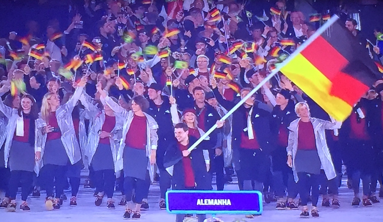 Delegação da Alemanha.