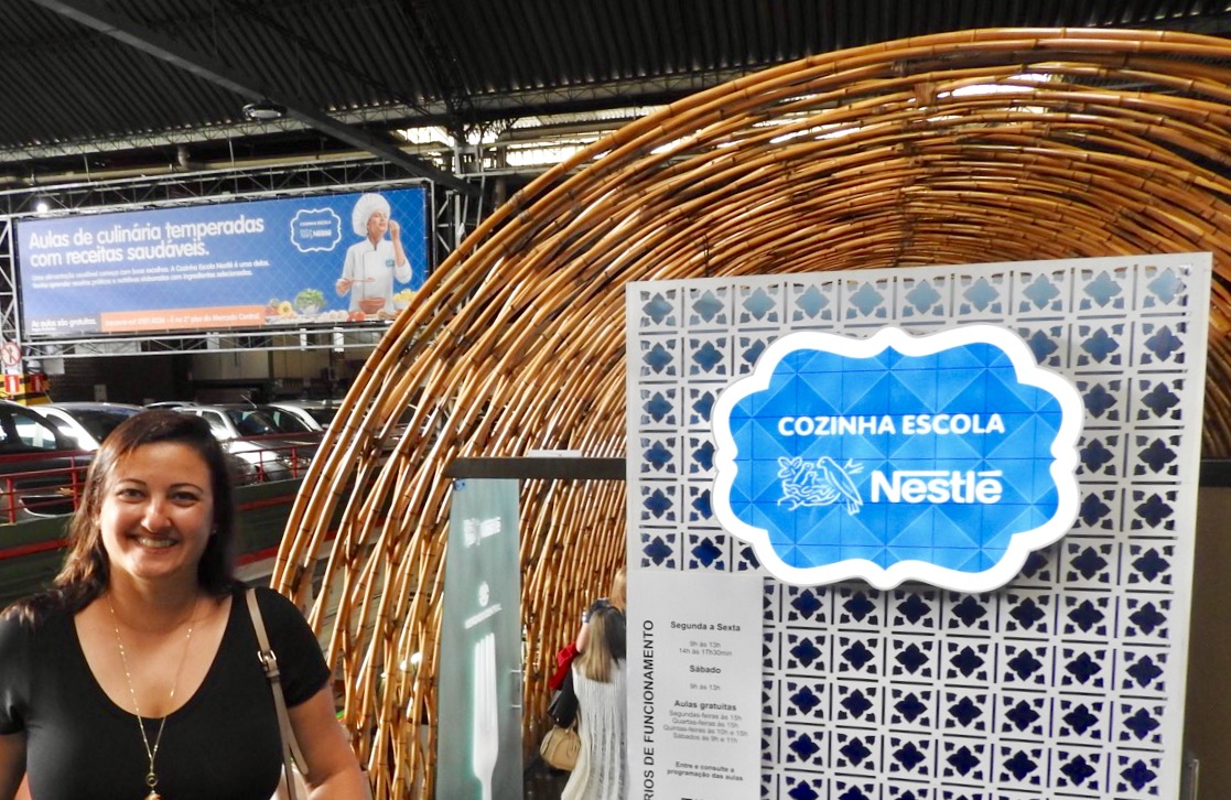 Espaço Escola Nestlé dentro do Mercado Central. Foto: CAFF / Blog Tirando Férias