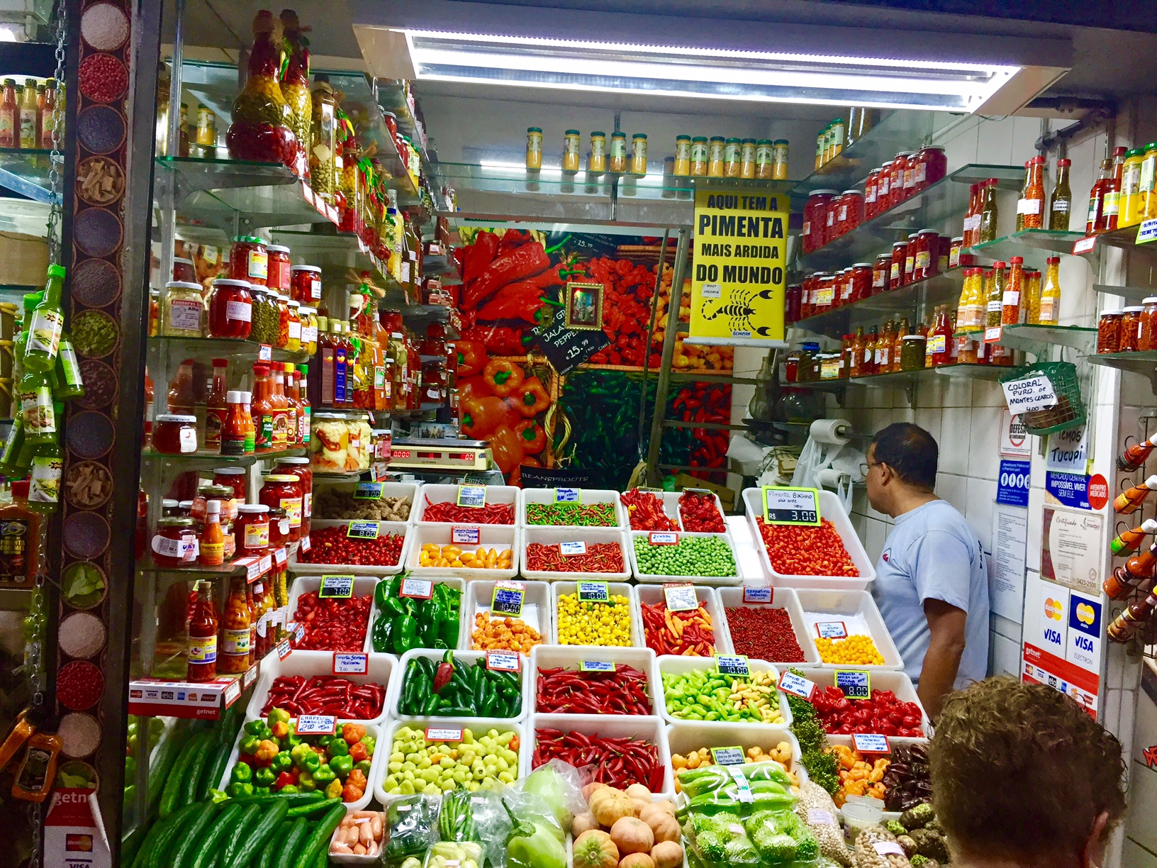 Diversidade de sabores e aromas no Mercado Central de BH. Foto: AMF / Blog Tirando Férias