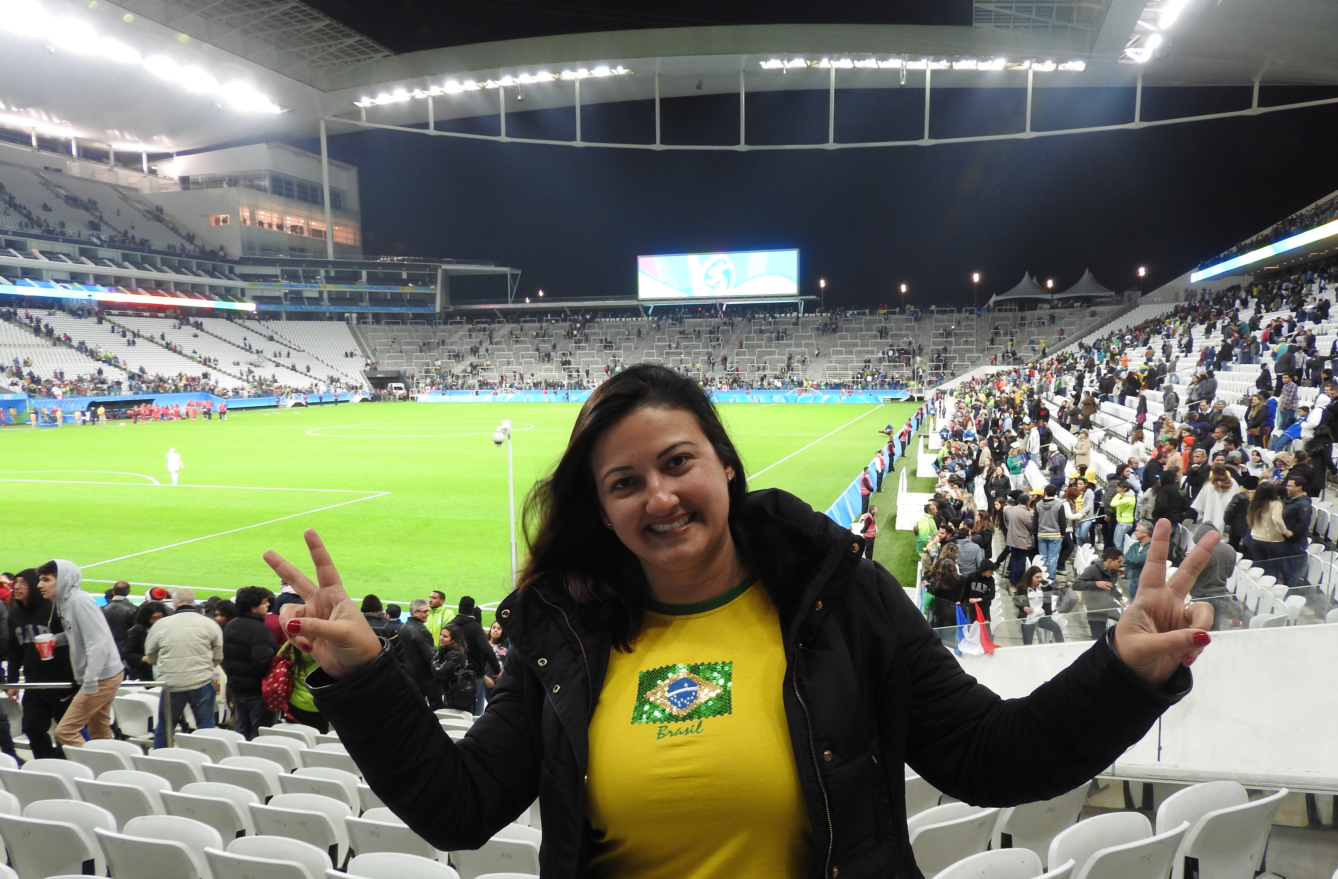 A Arena Corinthians sediou alguns jogos de futebol das Olimpíadas Rio 2016. Foto: CAFF / Blog Tirando Férias